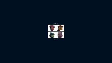 Minimalistic gorillaz wallpaper