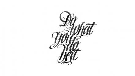 Minimalistic quotes typography inspirational wallpaper