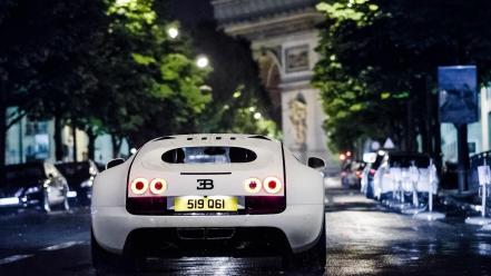 Paris cars bugatti veyron wallpaper