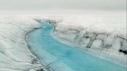 Snow fog mist rivers olaf otto becker wallpaper