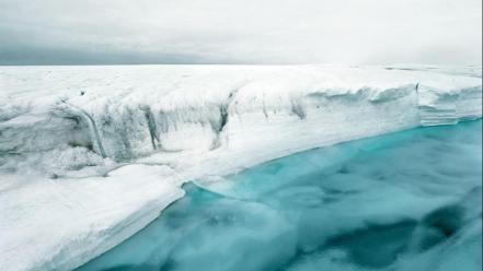 Snow fog mist rivers olaf otto becker wallpaper