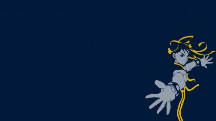 Video games minimalistic street fighter chun-li wallpaper