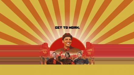 Communism parody politics barack obama wallpaper