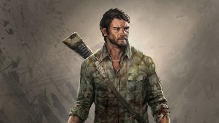 Concept art the last of us joel wallpaper