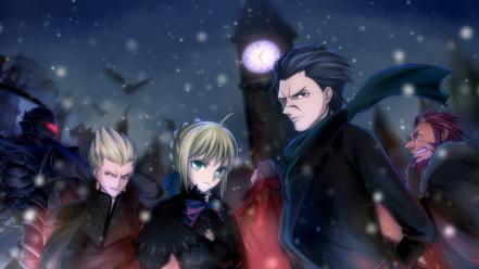 Fate/zero rider (fate/zero) berserker lancer fate series wallpaper