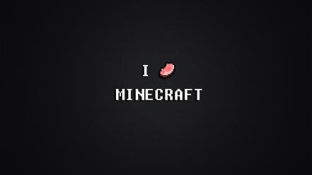 Minimalistic minecraft wallpaper