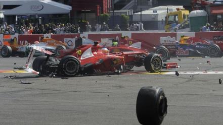 One fernando alonso ferrari f2012 spa francorchamps wallpaper