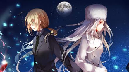 Saber fate/zero irisviel von einzbern fate series wallpaper