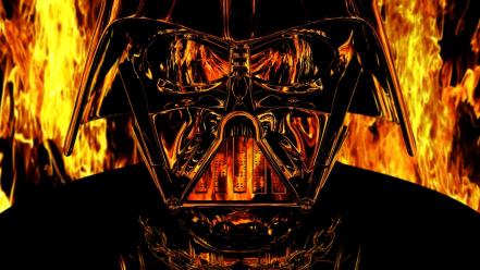 Star wars fire darth vader anakin skywalker wallpaper