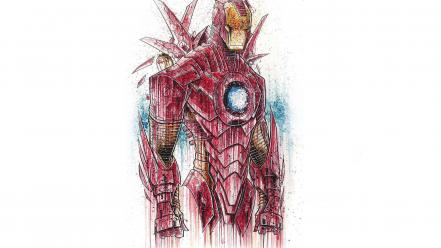 Abstract iron man artwork the avengers wallpaper