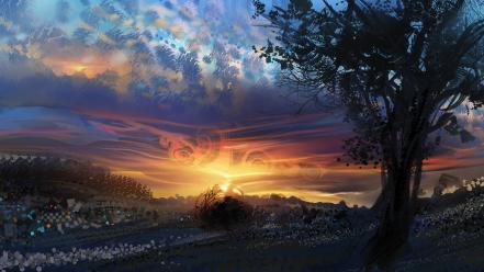 Abstract landscapes digital art android jones wallpaper