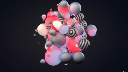 Bubbles digital art artwork marbles wallpaper
