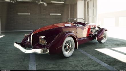Cars digital art duesenberg 3d sj weimann speedster wallpaper