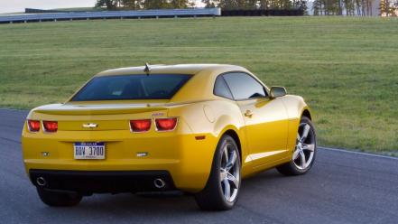 Cars rearview chevrolet camaro 2008 carshow rs wallpaper