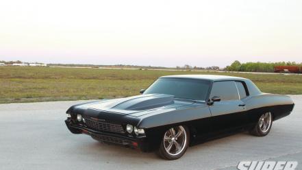 Chevrolet vehicles black sinister super chevy magazine wallpaper