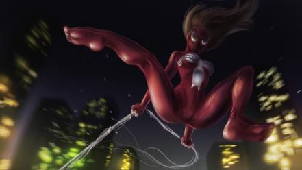 Comics peter parker ultimate spider-woman jessica drew wallpaper