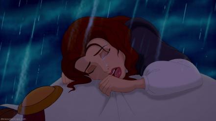 Crying beauty and the beast belle (disney) wallpaper