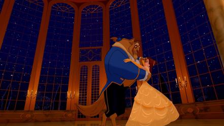 Dancing beauty and the beast belle (disney) wallpaper