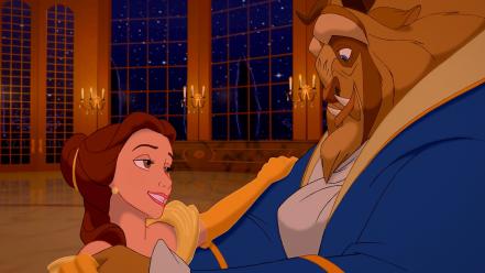 Dancing beauty and the beast belle (disney) wallpaper