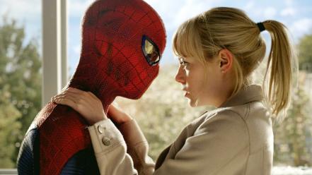 Emma stone gwen stacy the amazing spider-man wallpaper