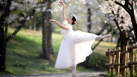 Landscapes spring (season) dancing classic art wallpaper