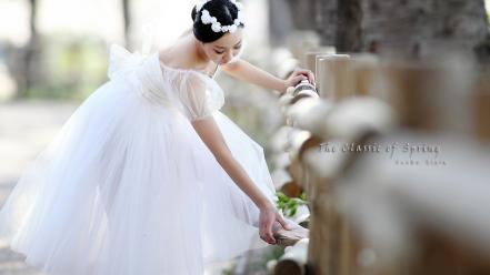 Landscapes spring (season) dancing classic art wallpaper