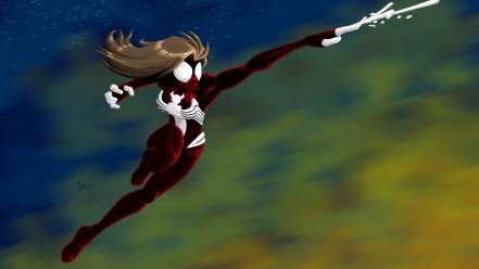 Marvel peter parker ultimate spider-woman jessica drew wallpaper