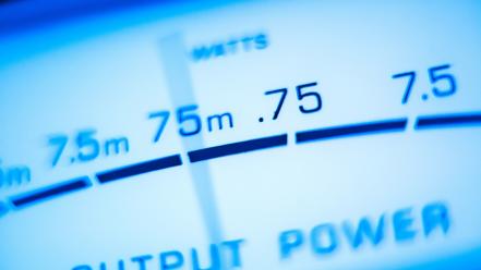 Mcintosh blue power meters wallpaper