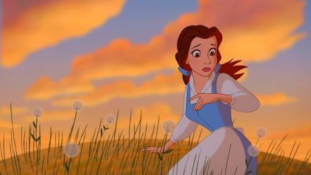 Movies beauty and the beast belle (disney) wallpaper