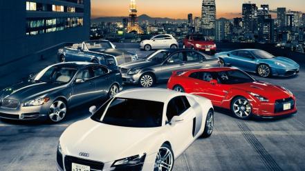 Nissan skyline audi r8 rolls royce phantom wallpaper