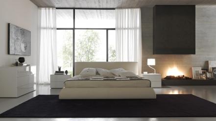 Room design bedroom wallpaper