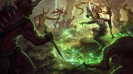 Video games artwork diablo iii witch doctor wallpaper