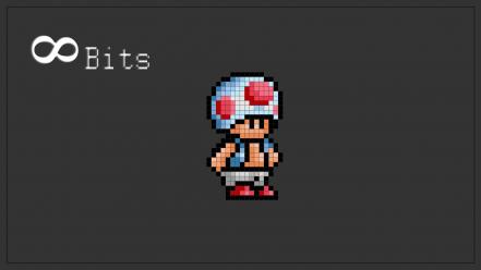 Video games mario 8-bit toad (character) wallpaper