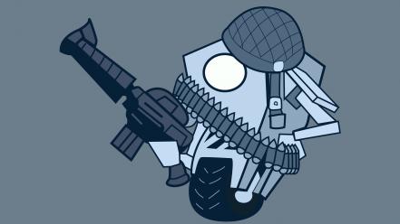 Borderlands assault rifle claptrap wallpaper
