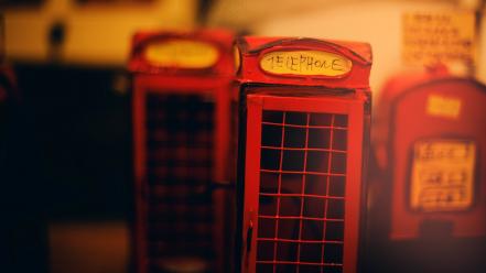 Close-up france little objects phone booth wallpaper