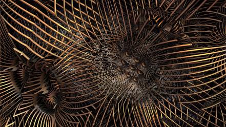 Fractals digital art evening wallpaper