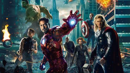Fury hemsworth jeremy renner the avengers (movie) wallpaper