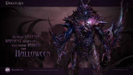 Halloween dragon age origins demon wallpaper