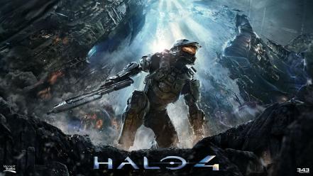 Halo master chief game cg concept art 4 wallpaper