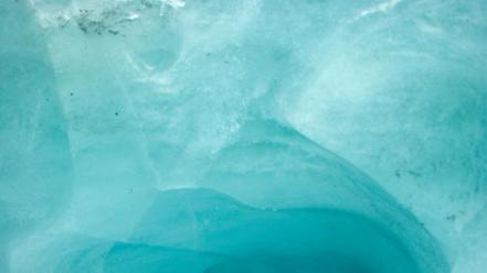 Ice landscapes cave new zealand wallpaper