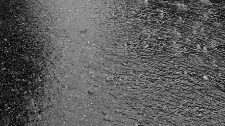 Nature streets rain wallpaper