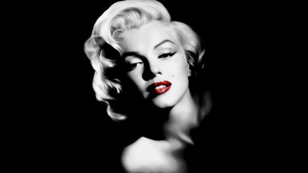 People celebrity marilyn monroe singers black background wallpaper
