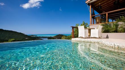 Swimming pools wallpaper