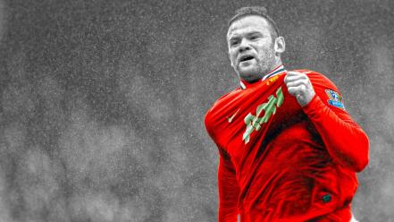 United fc wayne rooney premier league cutout wallpaper