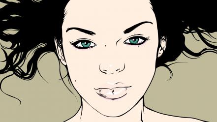 Vector faces jthree concepts art jared nickerson wallpaper