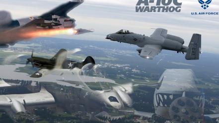 Aircraft military warthog a10 wallpaper