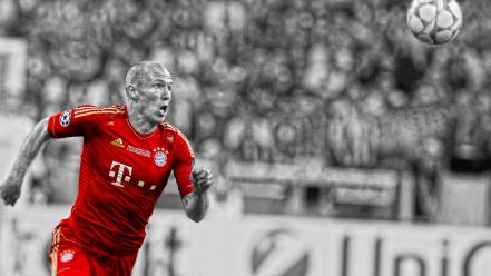 Champions league arjen robben cutout bayern munich wallpaper