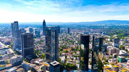 Clouds buildings skyscapes cities wallpaper