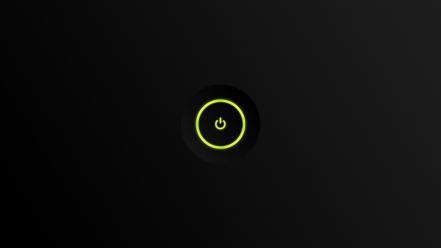 Minimalistic power button xbox 360 wallpaper