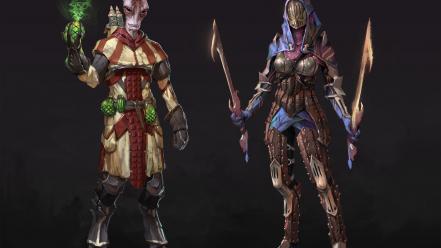 Artwork mordin solus tali zorah nar rayya wallpaper